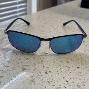 Ray-Ban Black Frame with Blue Lenses Sunglasses